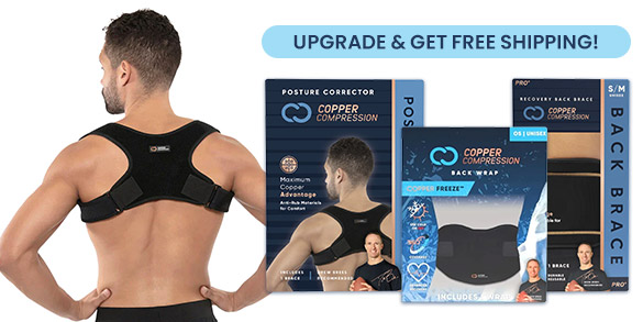 Copper Compression Back Brace Posture Corrector